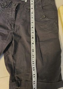 Women Grey Shorts with pockets