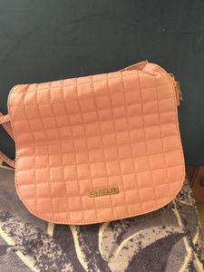 Caprese Crossbody Bag - Pink Quilted