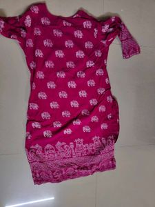 Elephant Printed Daily Wear Kurta For Women