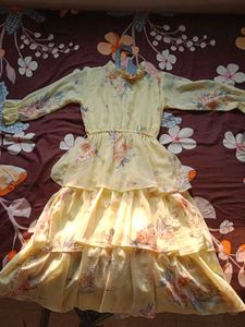 Floral Ruffle Tiered Dress