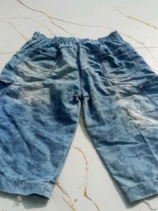 Boys Denim Cargo Shorts