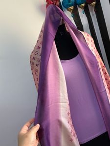 LV PRINT PURPLE STOLE