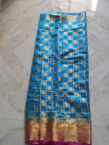 Elegant Blue Silk Saree