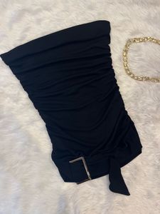 Sleek Black Mini Top