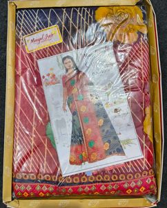 Floral Print Saree
