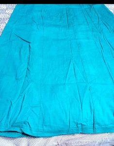 Blue Bandhani Saree