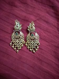 Combo Beautiful Peacock Earings And Jhumkas