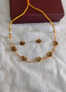 Lotus Necklace Set