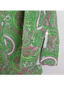 Talbots Womens 4 Wrinkle Resistant Button Blouse S