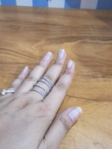 Silver Twist Ring