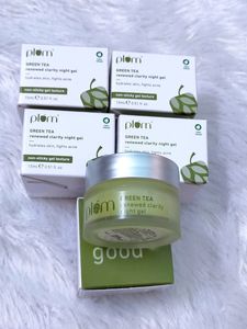 Plum Green Tea Renewed Clarity Night Gel Mini | Hydrates Skin & Fights Acne | Lightweight, Quick-Absorbing, Non-Sticky Gel Texture | Oily, Acne-Prone Skin | 100% Vegan(15ml)