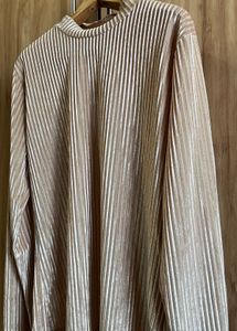Velvet Mock Neck Top- Size S