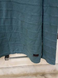 Stylish Teal Long Sleeve Top