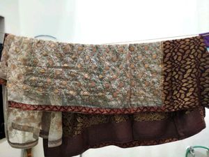 Elegant Embroidered Saree(GEORGETTE+ TISSUE)