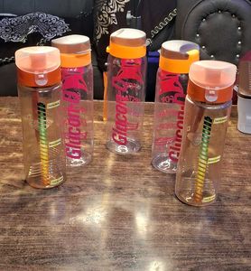 Combo Of 5 Bottles For Water Soft Drinks etc.