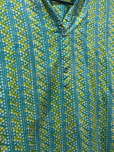 Elegant Green Printed Kurta