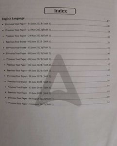 Cuet English Pyqs