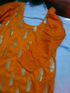 Orange Salwar Suit