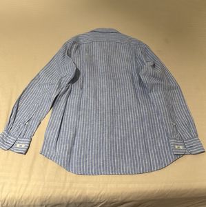 Striped Formal Linen Shirt