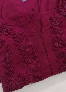 Beautiful Colour Lucknowi Kurti