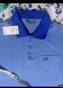 Blue Crocodile Polo T-Shirt