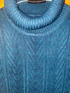 High Neck Sweater Dress