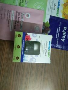 Sheetmask And Mamaearth Serum