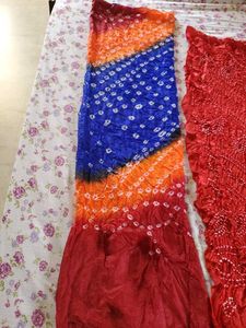 Bandhani Dupatta Set