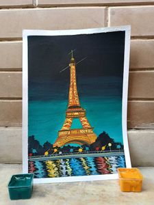 Eiffel Tower Painting