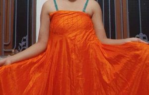 Beautiful😍Orange Ethnic Skirt