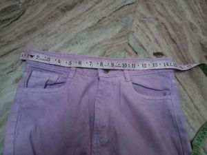 Purple Baggy High Waisted Jeans