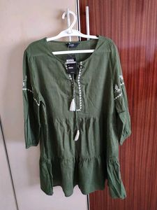 Olive Long T Shirt By Kalki Koechlin