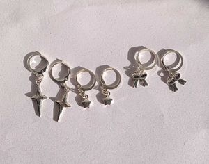 Silver Loop Earrings Combo