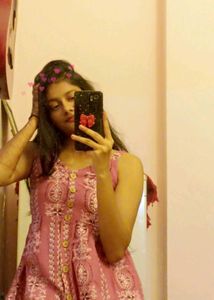 Women's Cotton Pink Dress 🌺