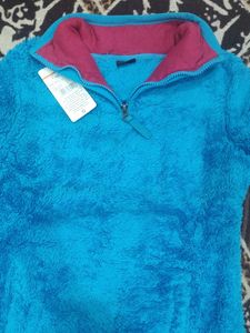 Cozy Blue Fleece Pullover