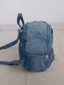 Denim Backpack