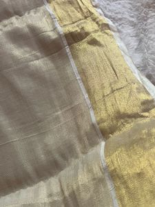 Set Saree with Gold Borde