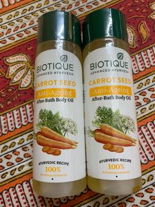 BIOTIQUE AFTER BATH BODY OIL PACK OF 2
