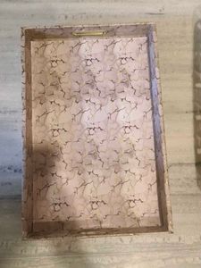 Woven Storage Basket and Tray