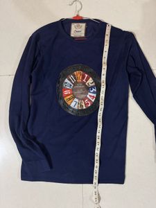 Unique Graphic Print Long Sleeve Tee