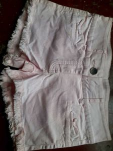 Specles Baby Pink Classy Shorts With Bow Pockets