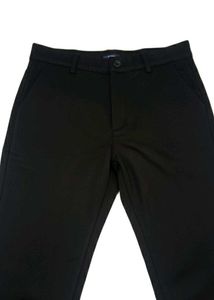 Black Straight Leg Trousers