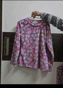 Cute Strawberry Print Velvet Pajama Set