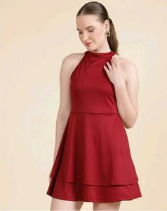 Maroon Dress(Free Delivery)