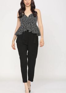 Tokyo Talkies New Top With Tag And Jumpsuit Combo