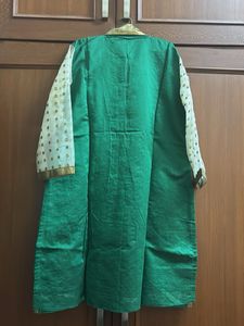 Green Embroidered Kurti
