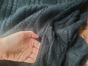Black Braid Like Cardigan