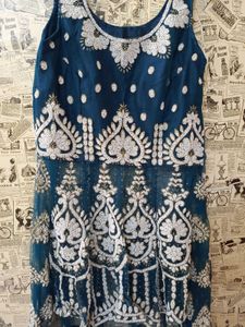 Women Bollywood Style Ethenic Skirt with Long Top