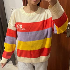 Colorful Striped Sweater