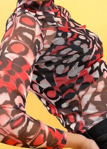 Tokyo Talkies Women Red Regular Printed Tops